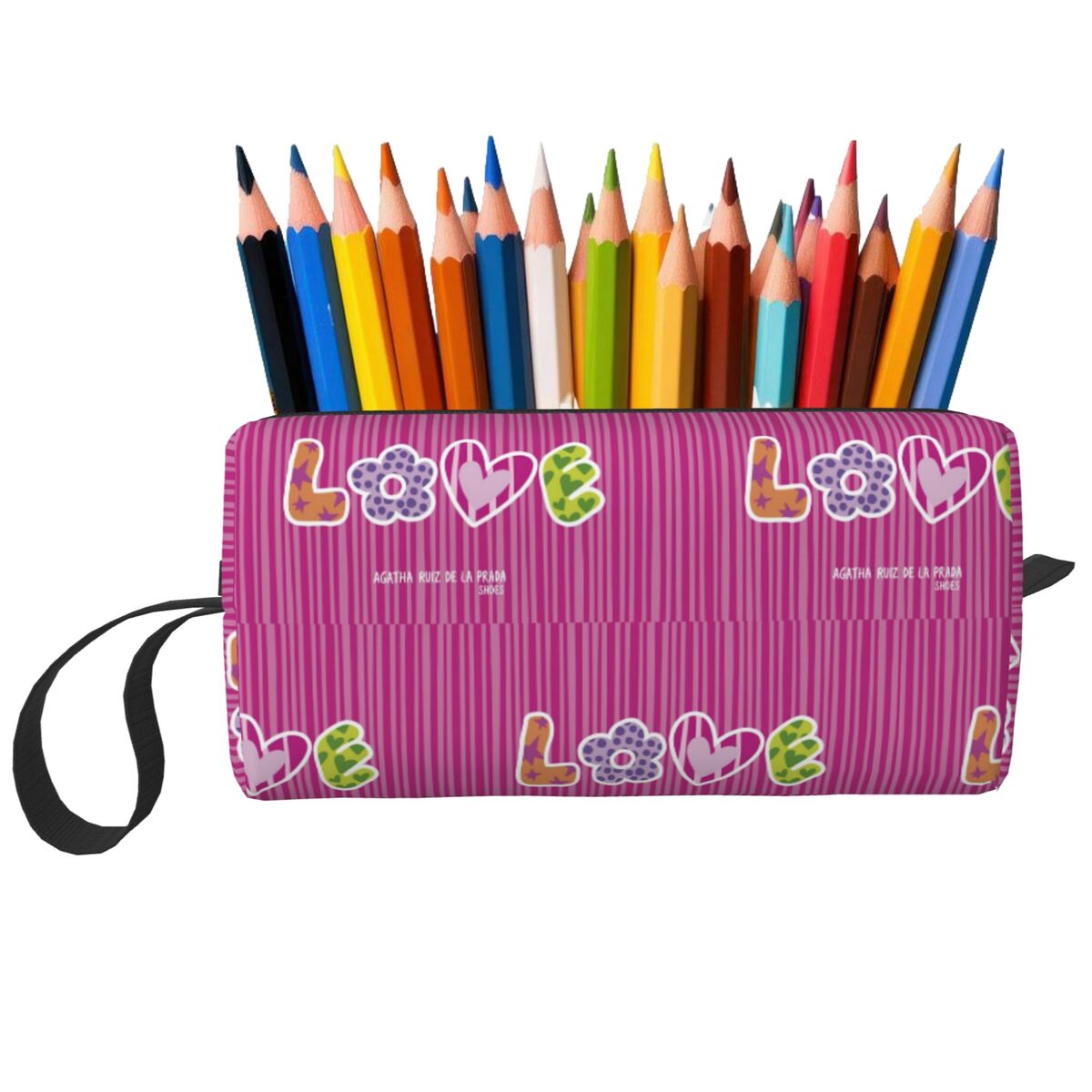 Women Bags Prada - Agatha Ruiz-De La-Prada Pattern Makeup Bag