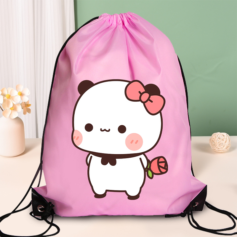 Women Bags In Amazon - Bubu Dudu Cute Bear Polyester Drawstring