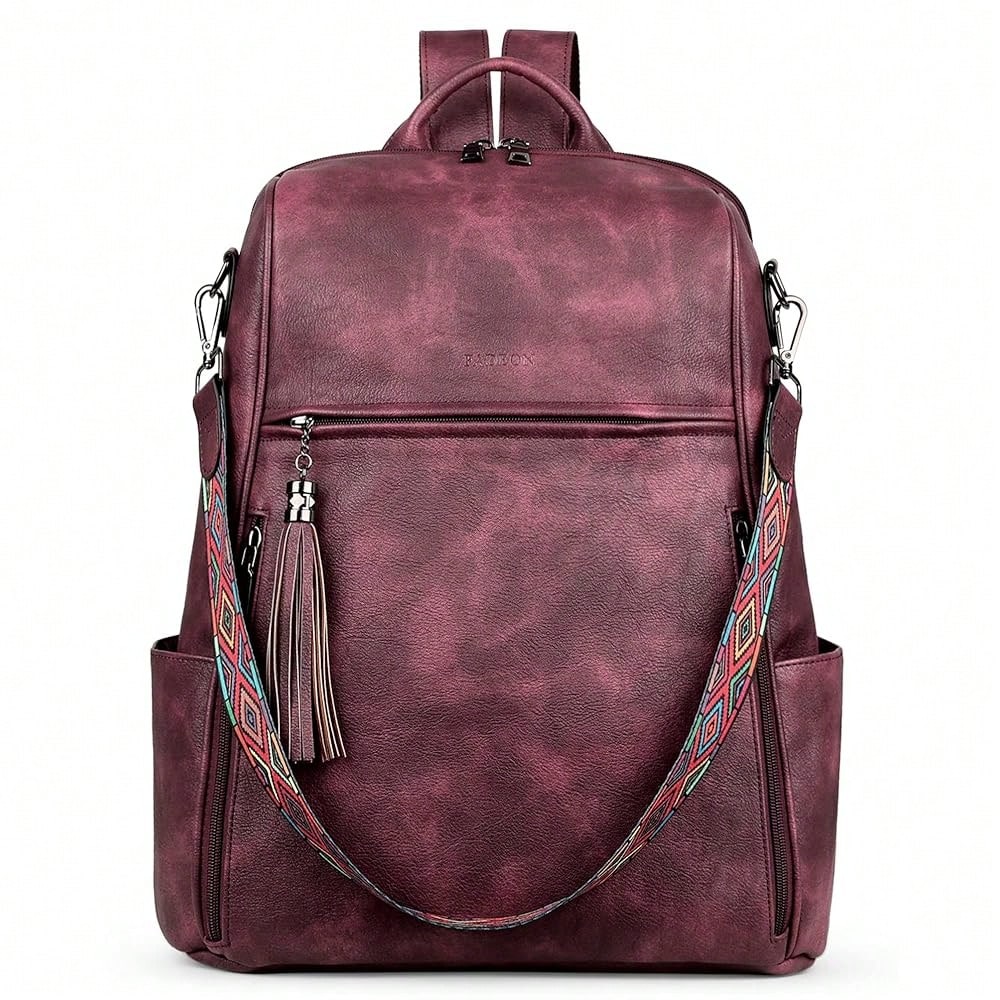 Women'S Work Bags Designer - Leather Laptop Backpack For Women Designer