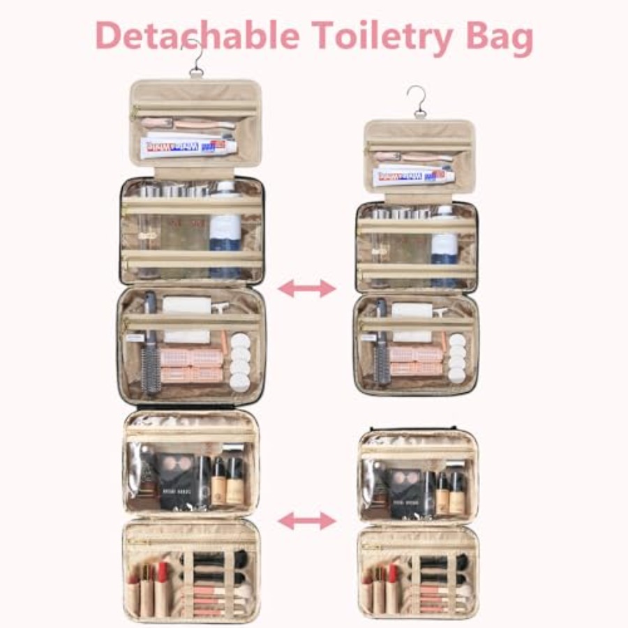 Detachable Travel Toiletry Bag - Women'S Bag recension och pris