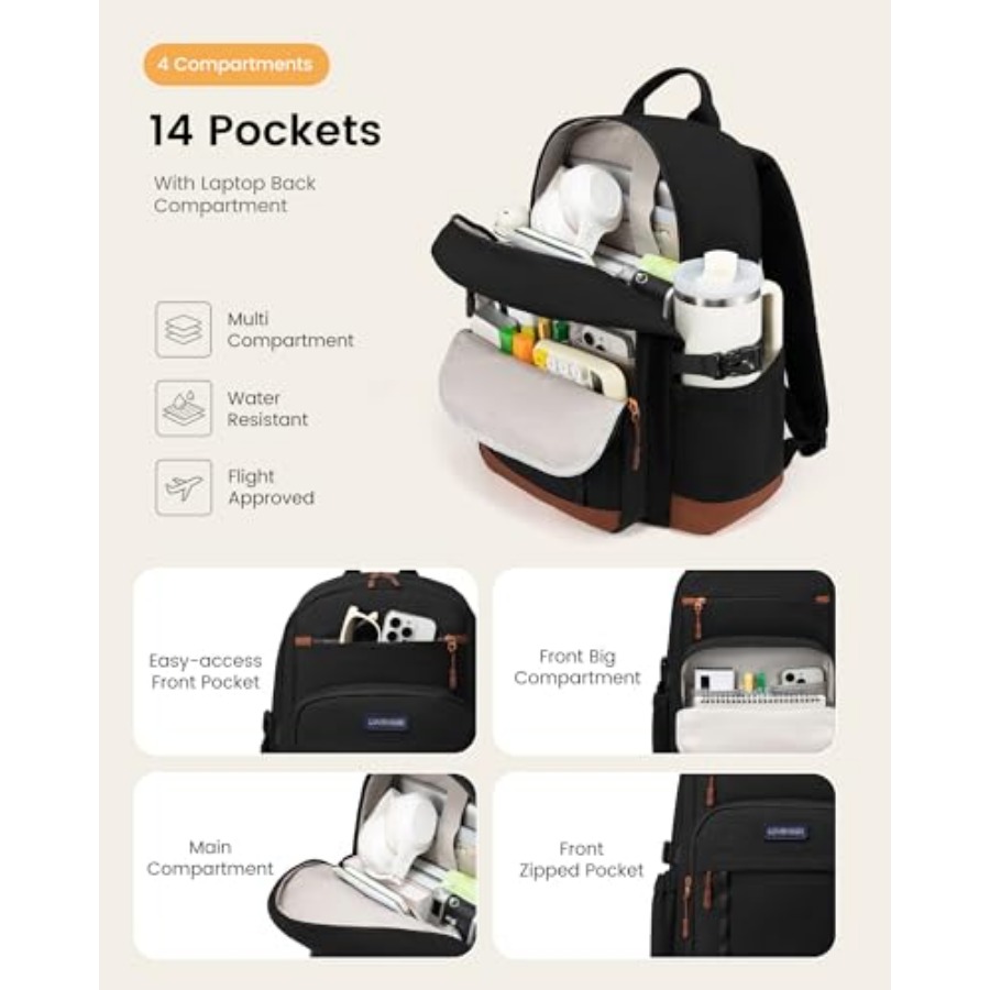 Laptop Backpack for Women with - Women'S Work Bags Designer recension och pris