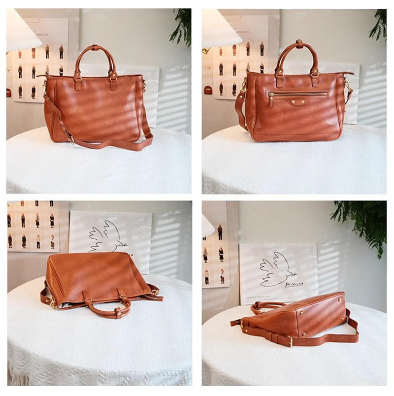 High-quality genuine leather w - Women'S Work Bags Designer recension och pris