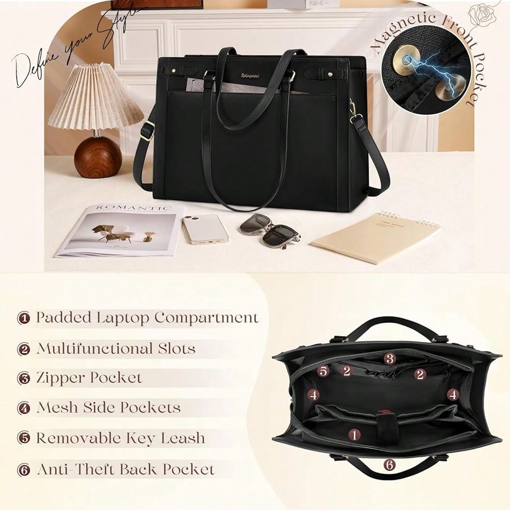 Laptop Bag For Women 15.6 Inch - Women'S Work Bags Designer recension och pris