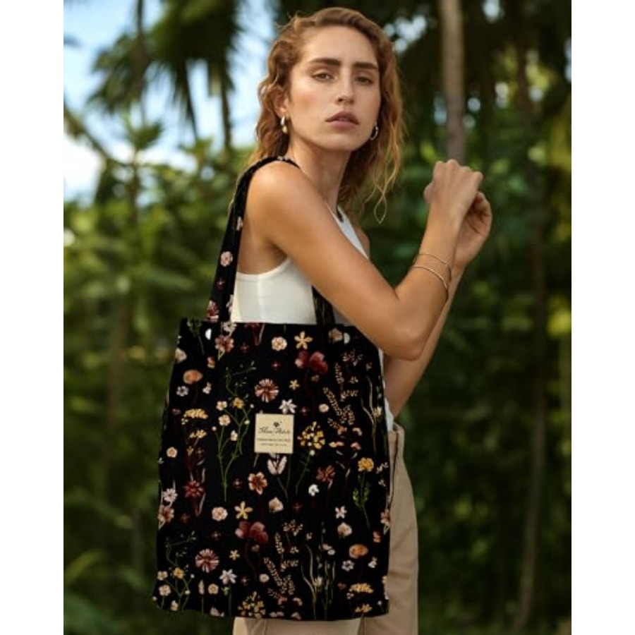 Corduroy Tote Bag for Women -  - Women'S Work Bags Designer recension och pris