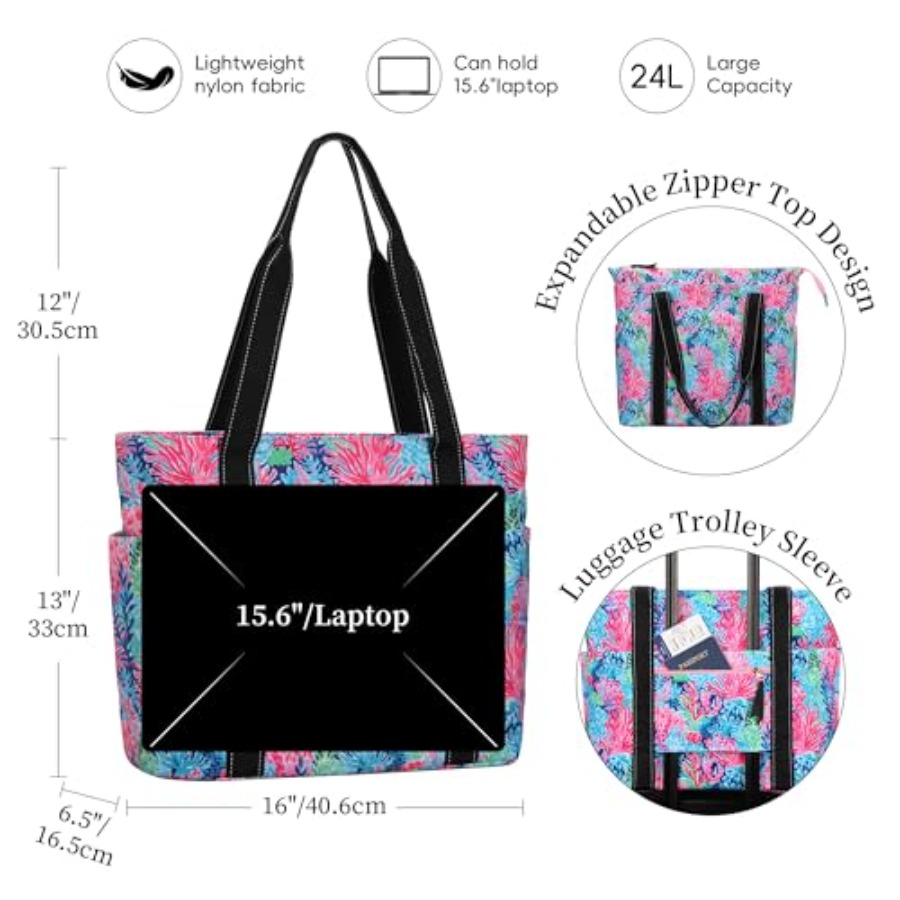 Tote Bag for Women with Laptop - Women'S Bag recension och pris