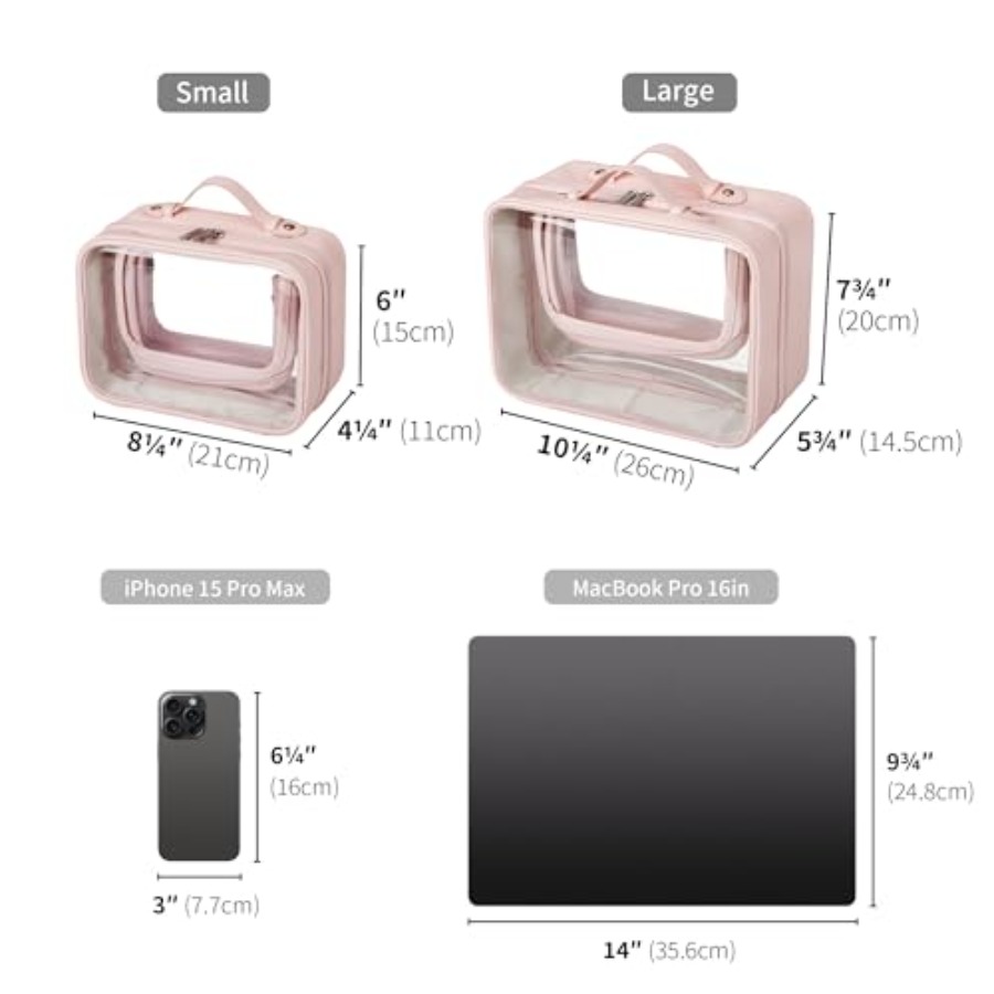 TSA Approved Toiletry Bag, Cle - Women'S Bag recension och pris