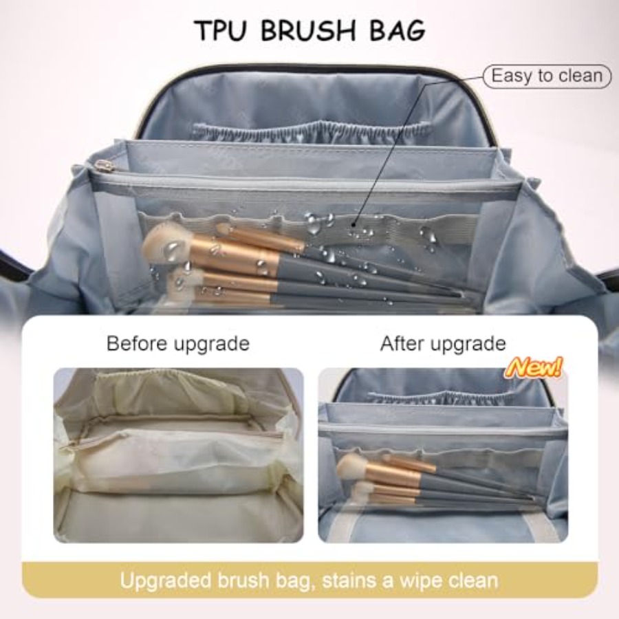 Travel Makeup Bag for Women: C - Women'S Bag recension och pris