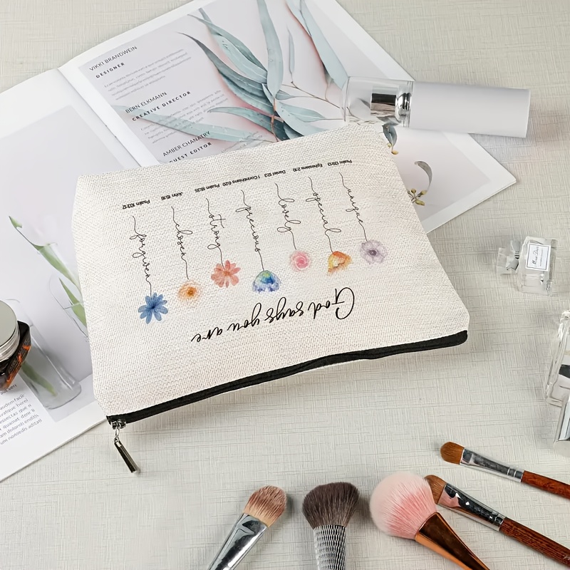 A Floral Bible makeup bag - a  - Women Bags In Amazon recension och pris