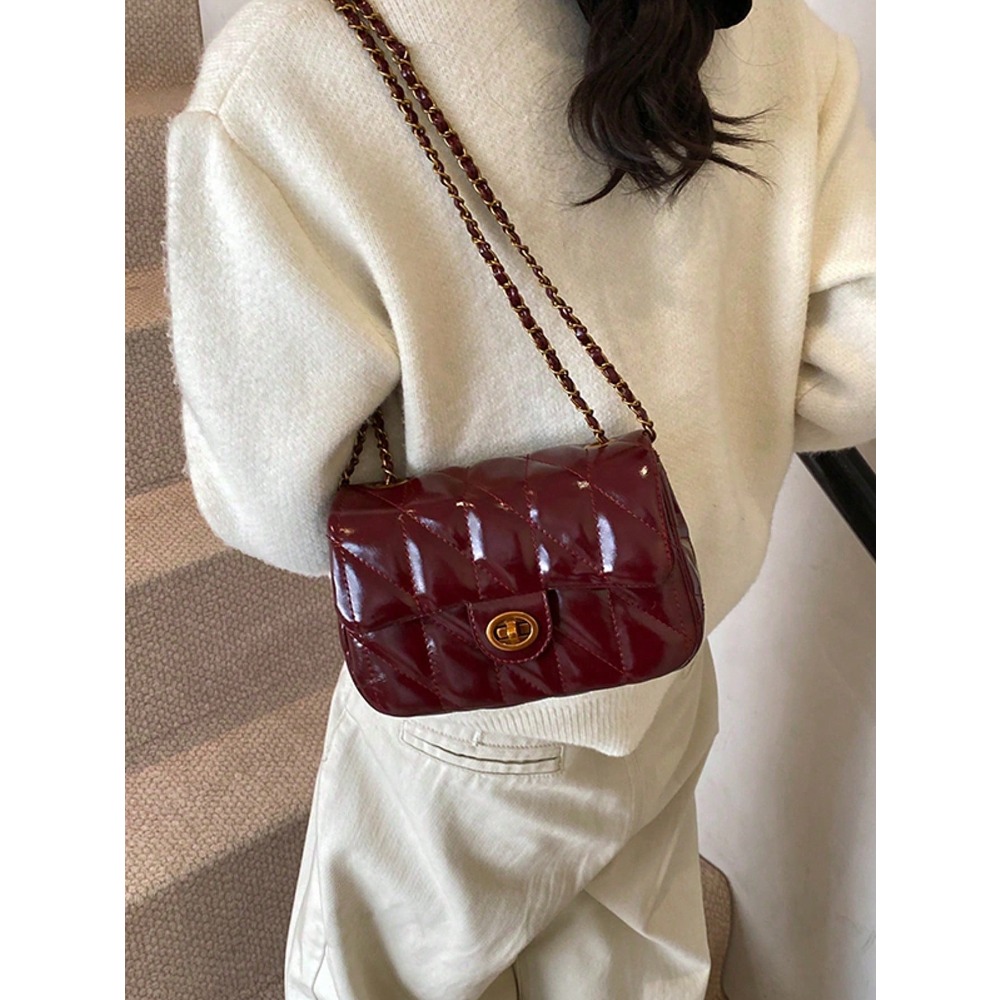 Classic Rhombus Pattern PU Wat - Women'S Work Bags Designer recension och pris