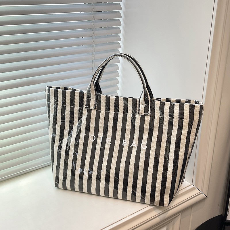PVC Tote Bag,Vertical Stripe W - Women Bags In Amazon recension och pris