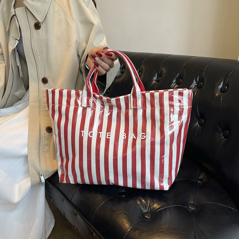 PVC Tote Bag,Vertical Stripe W - Women Bags In Amazon recension och pris