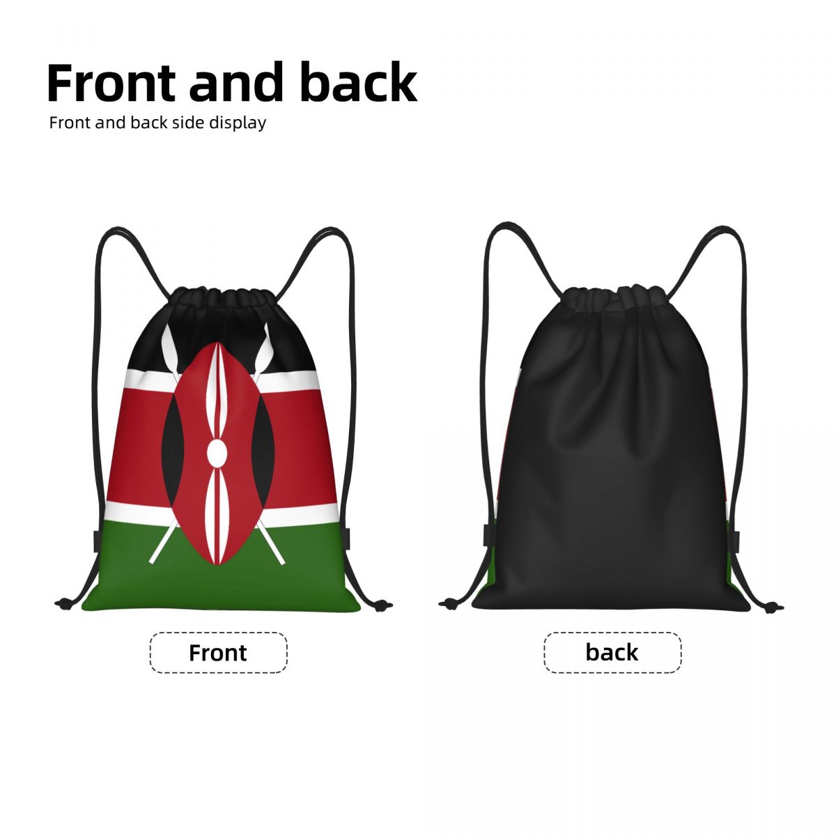 Custom Kenya Flag Drawstring B - Women Bags Kenya recension och pris