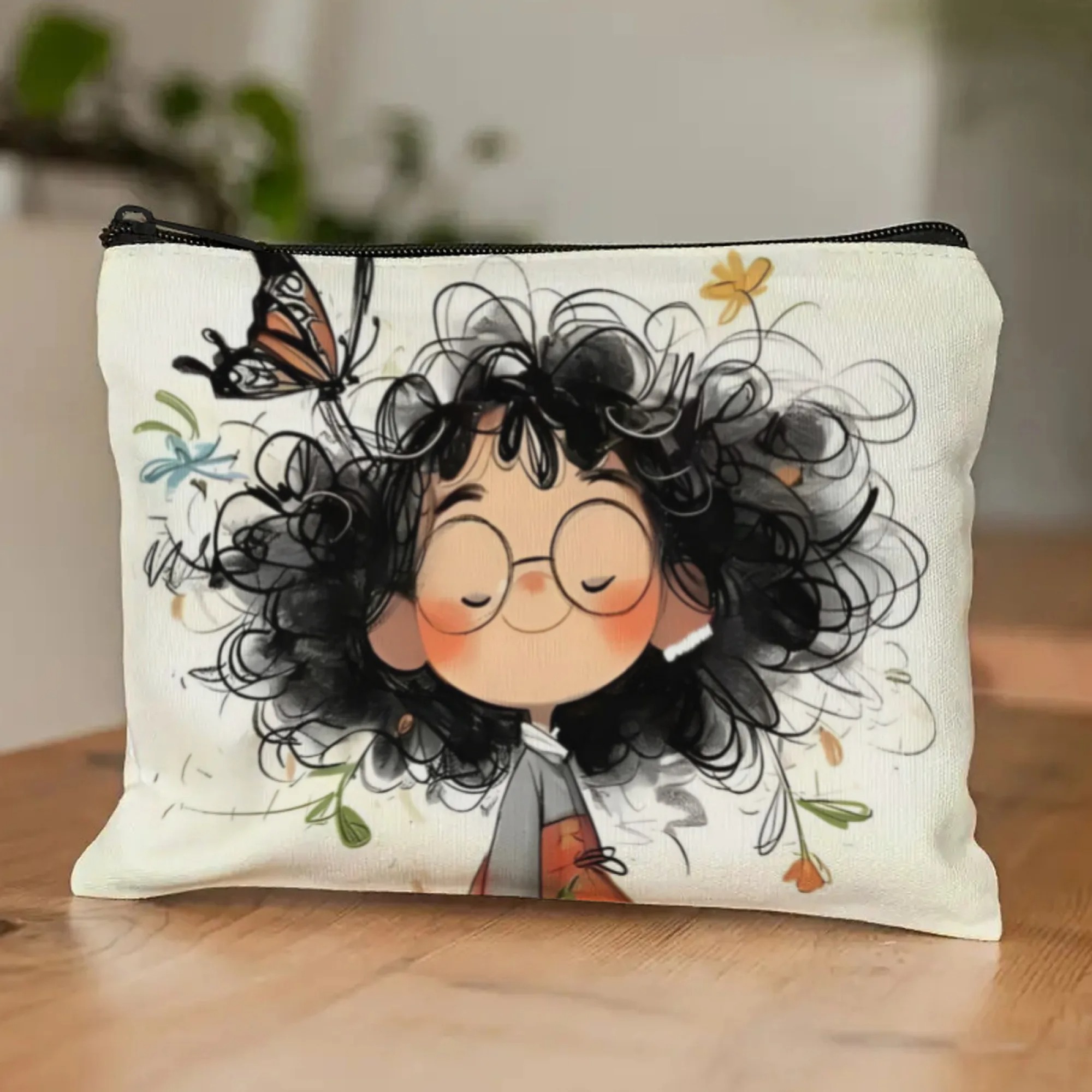 Cartoon Girl Makeup Bag Zipper - Women Bags In Amazon recension och pris