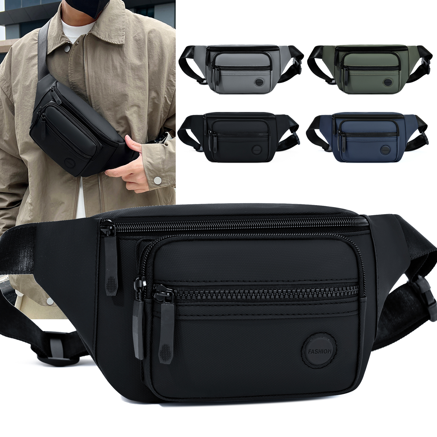 Unisex Waterproof Waist Bag Pa - Women Bags In Amazon recension och pris