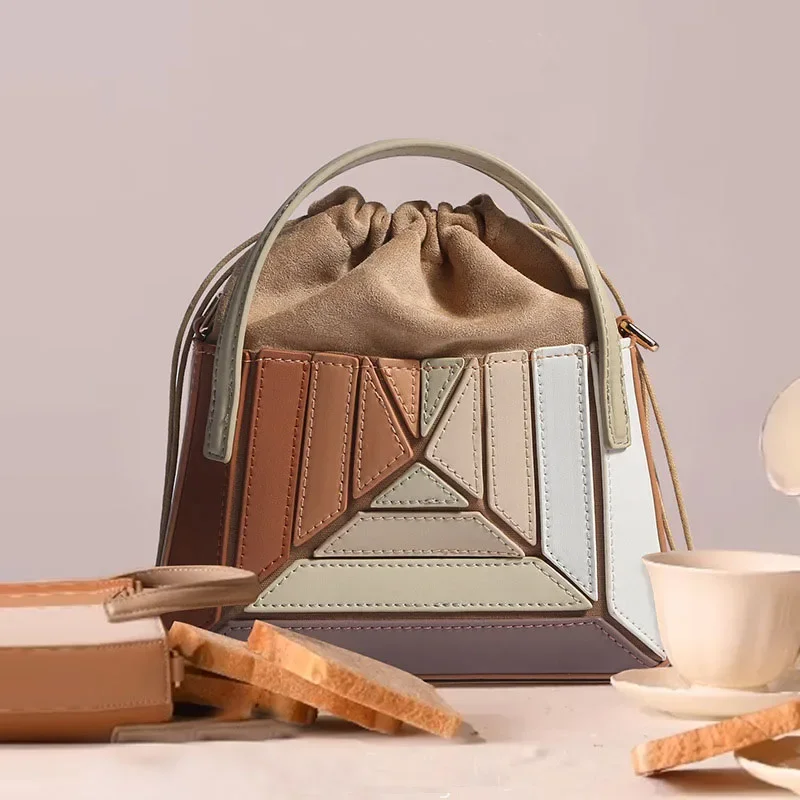 Luxury Colorful Vivid Stripped - Women Bags Polene recension och pris