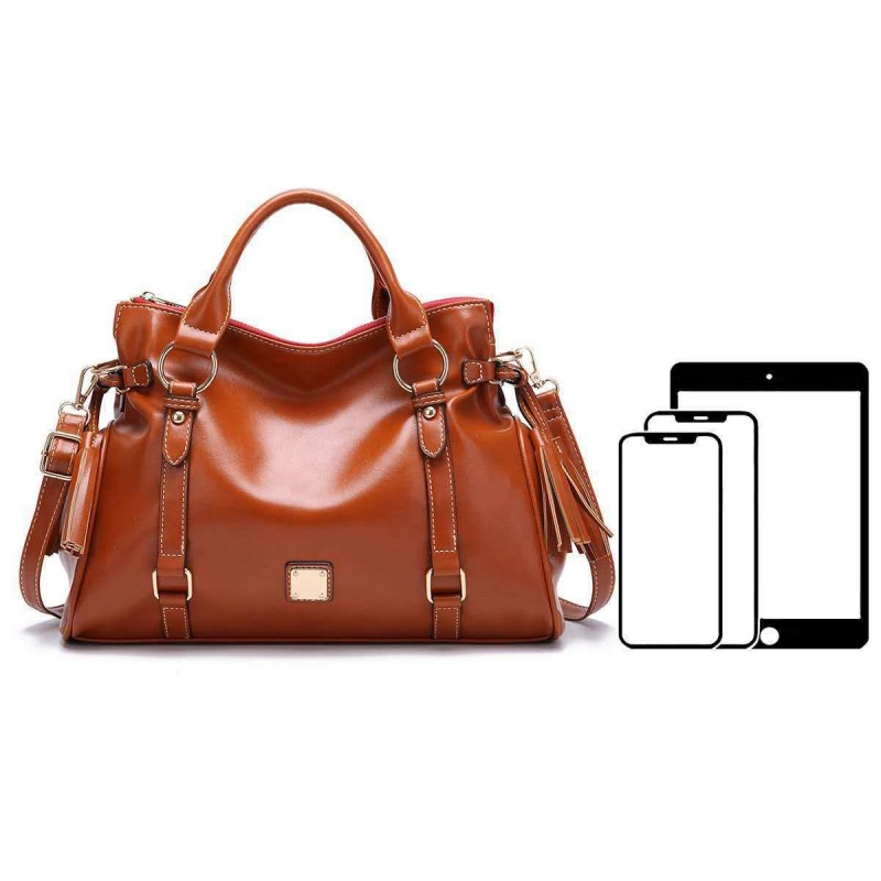 Retro Soft Leather Women's Lar - Women'S Work Bags Designer recension och pris