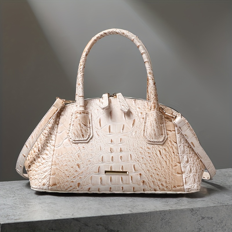 Luxurious Crocodile Print Top  - Women'S Work Bags Designer recension och pris